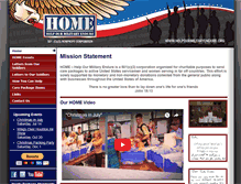 Tablet Screenshot of helpourmilitaryendure.org